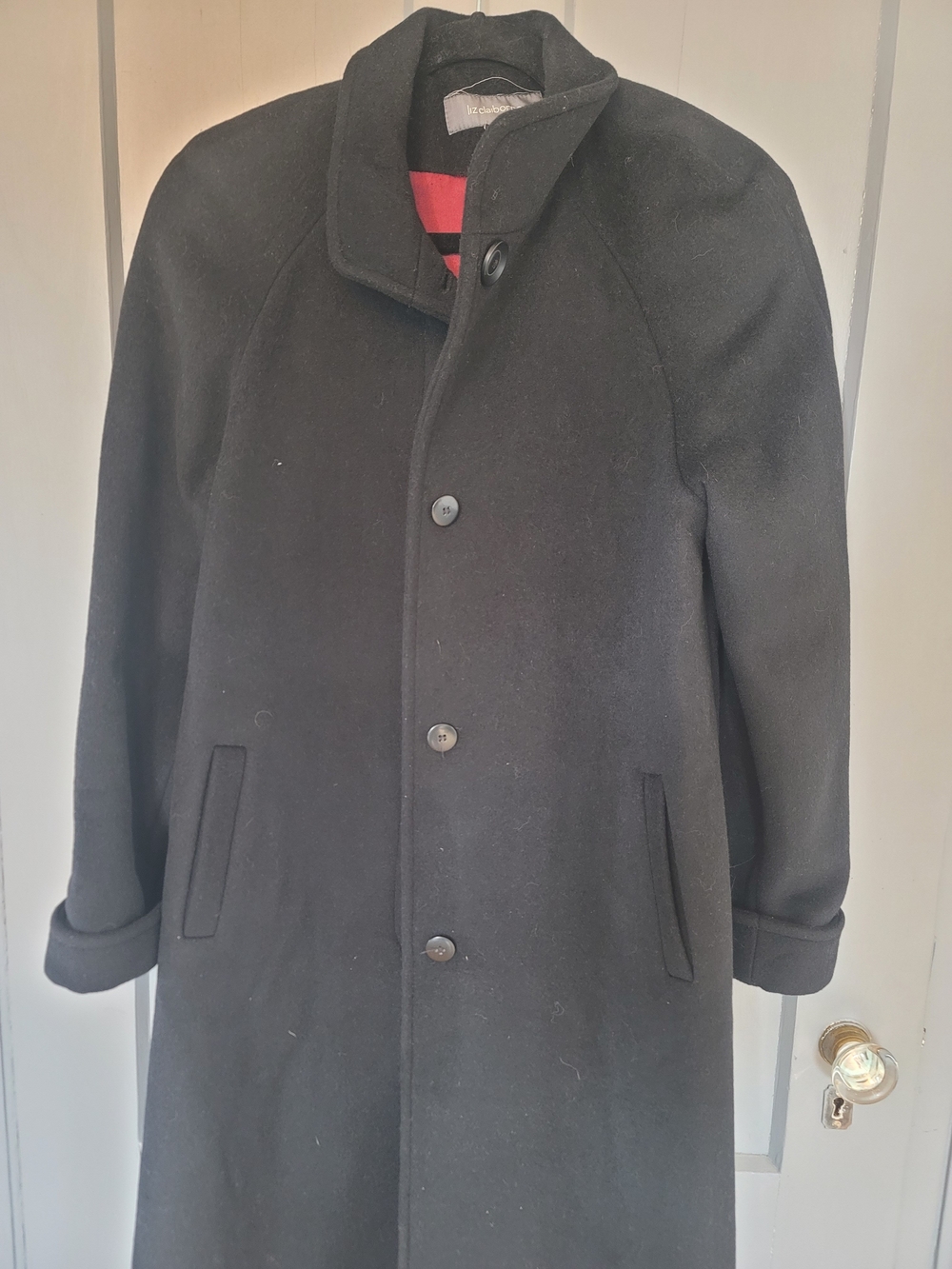 Vintage Liz Claiborne Long Wool Coat - Picture 5 of 7